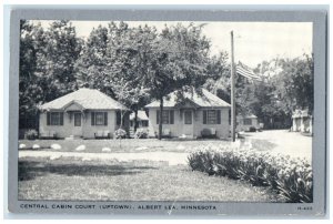 1947 Central Cabin Court Uptown Exterior Building Albert Lea Minnesota Postcard