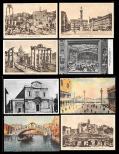 Postcard Tour of Italy (173) postcards ALL Unused & Fresh c1900s-1930s