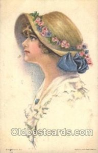 American Girl No. 79 Pearl Eugenia Fidler, Artist Signed 1920 light hard to s...