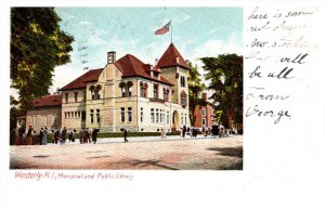 Rhode island   Westerly ,  Memorial Public Library