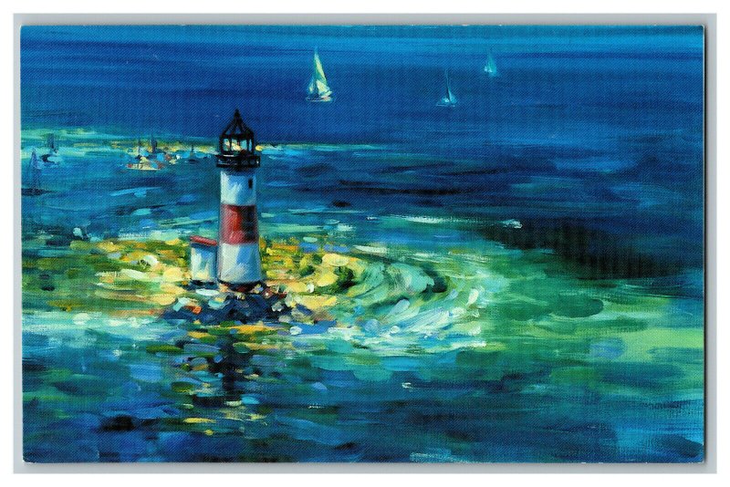 ©2002 Harlequin Lighthouse Live The Emotion Postcard Collection Continental Card 