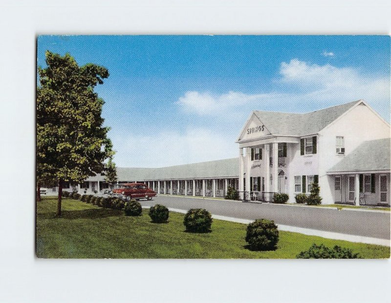 Postcard The Springs Motel Lexington Kentucky USA