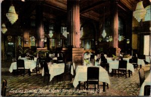 Postcard Ladies Dining Room at Hotel Seneca in Rochester, New York