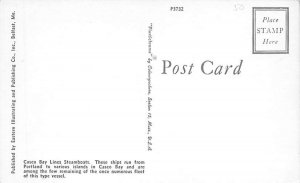 Ship Casco Bay Lines Ship Postcard