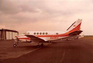 Real photo, 1983 Moorestown Airport, New Jersey, USA Airplane Writing on Back 