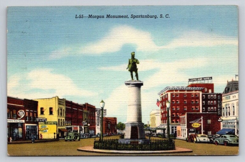 Linen Downtown Street General Monument Spartanburg South