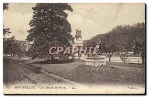 Montpellier - Gardens of Peyrou - Old Postcard