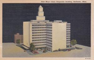 Minnesota Rochester New Mayo Clinic Diagnostic Building 1952 Curteich