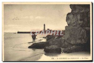 Old Postcard Saint Georges de Didonne Lighthouse