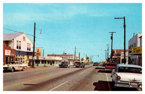 Postcard SHOP SCENE Folly Beach South Carolina SC AT4184