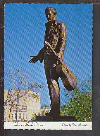 Elvis on Beale Street Memphis TN Postcard BIN 1968