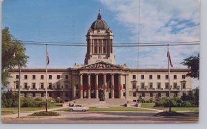 Legislative Building, Winnipeg, Manitoba, Vintage 1965 Chrome Postcard