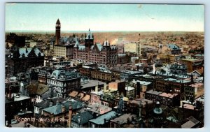 TUCK TORONTO Birdseye View CANADA Postcard