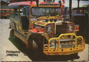 PC PHILIPPINES, PHILIPPINE JEEPNEY, Modern Postcard (B40301) 