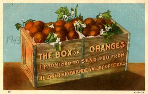 TX - Lower Rio Grande Valley. Box of Oranges