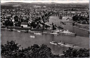 Germany Koblenz an Rhein und Mosel Vintage Postcard 09.80