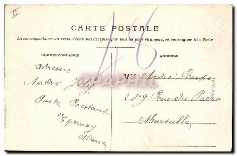 Postcard Old Theater Epernay