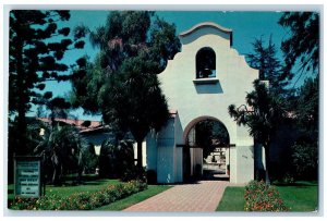 Entrance Of Bowers Memorial Museum Santa Ana California CA Vintage Postcard 