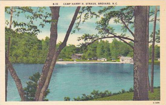 North Carolina Brevard Camp Harry H Straus Albertype