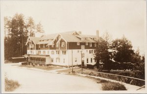 Brentwood Hotel Brentwood Bay BC Vancouver Island Unused RPPC Postcard F98