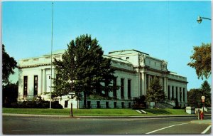 VINTAGE POSTCARD THE STATE LIBRARY AND COURT BUILDING AT HARTFORD CT