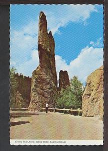 Totem Pole Rock Black Hills SD Postcard BIN 