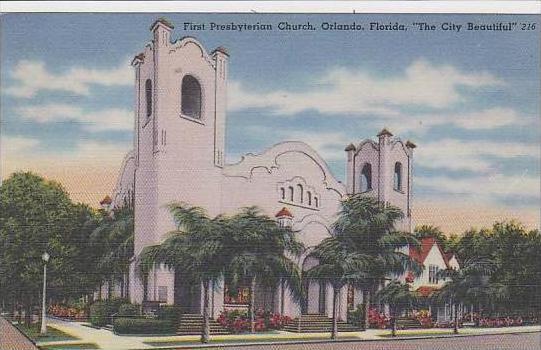 Florida Orlando First Presbyterian Church The City Beautiful