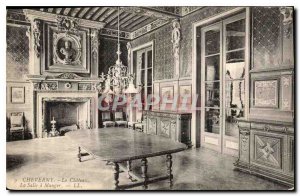 Old Postcard Cheverny Chateau Salle a Manger