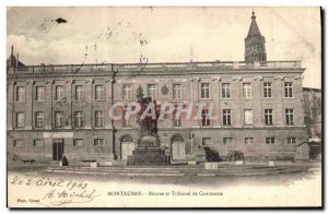 Old Postcard Montauban Exchange and Commercial Court