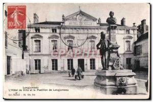 Longjumeau - the Postilion of Longjumeau - The Hotel de Ville - Old Postcard