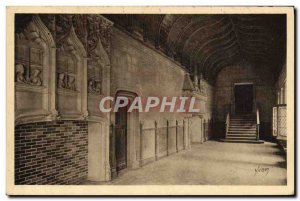 Old Postcard Bourges Hotel Jacques Coeur Guard Room