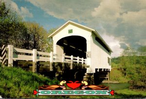 Oregon Earnest Covered Bridge Built 1938