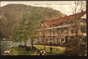 Vintage Color Postcard Unused St Alice Hotel Harrison Hot Springs BC Canada LB