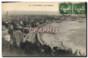 Old Postcard Le Havre Vue Generale