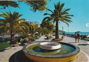 Italy Alassio Riviera dei Fiori Fontana sul Lungomare