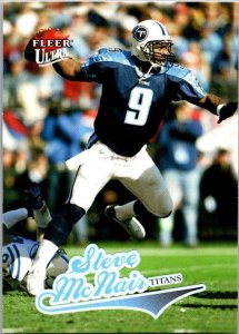 2004 Fleer Football Card Steve McNair Tennessee Titans sk9310