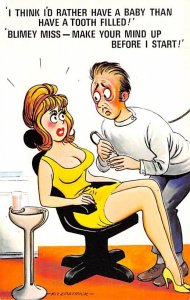 Dentist with a Woman in a Chair being Promiscuous Cartoon Occupation, Dentist...