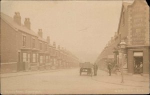 Sheffield England Ranby Road c1910 Real Photo Postcard