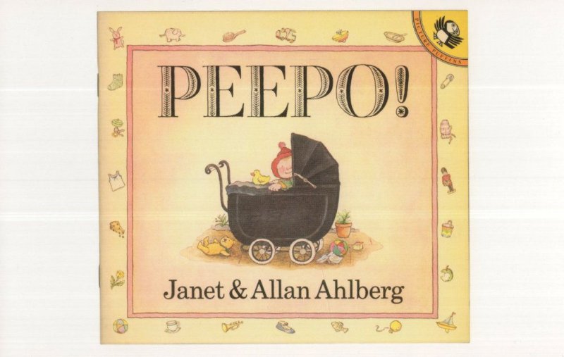 Peepo Janet & Allan Ahlberg 1983 Puffin Book Postcard