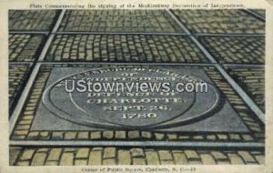 Center of Public Square in Charlotte, North Carolina