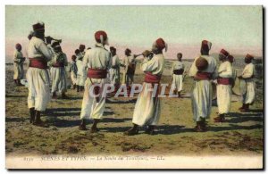 Old Postcard Army sharpshooters La Nouba