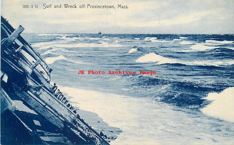 MA, Provincetown, Massachusetts, Surf & Wreck, Blanchard, Young Pub No 393-2B