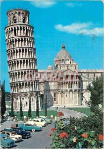 Postcard Modern Apse of Pisa and the Cathedral Leaning Tower