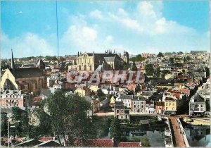 Modern Postcard Poitiers (Vienna) The City Bird val Ste Radegonde and the Cat...
