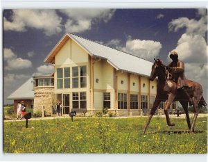 Postcard Horse and Rider, Cedar Falls Visitors Center, Cedar Falls, Iowa