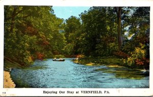 Pennsylvania Enjoting Our Stay At Vernfield Canoeing