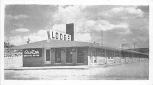 1948 Rawlins Bucking Horse Lodge Wyoming roadside Times Stationers postcard 2927