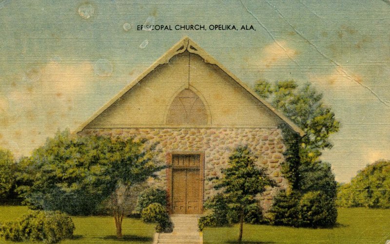 AL - Opelika. Episcopal Church    (crease)