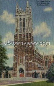 Duke University Chapel in Durham, North Carolina
