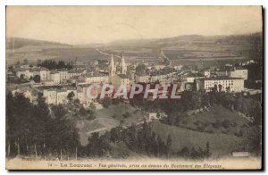 Postcard Old Louvesc General view taken from above the Boulevard des Elegants